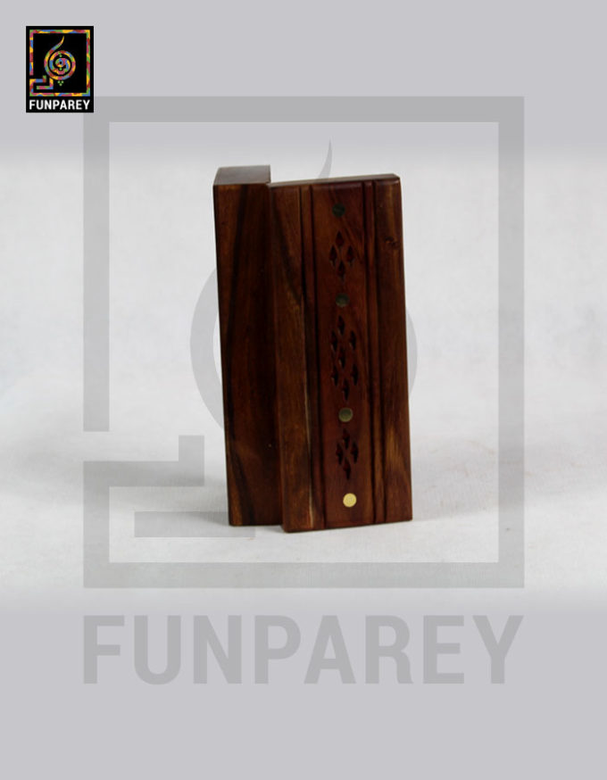 Wooden Stationery Box with Brass Work