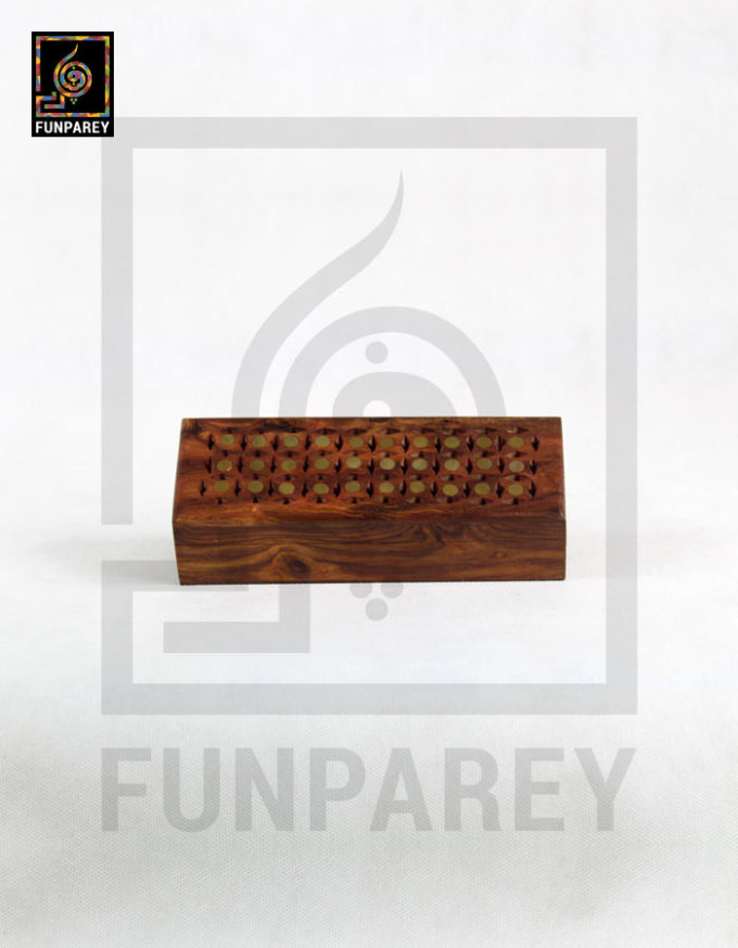 Wooden Stationery Box with Brass Work