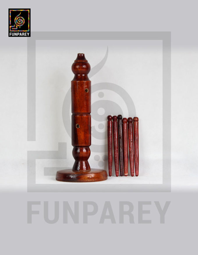 Wooden Bangle Stand/Rod Based