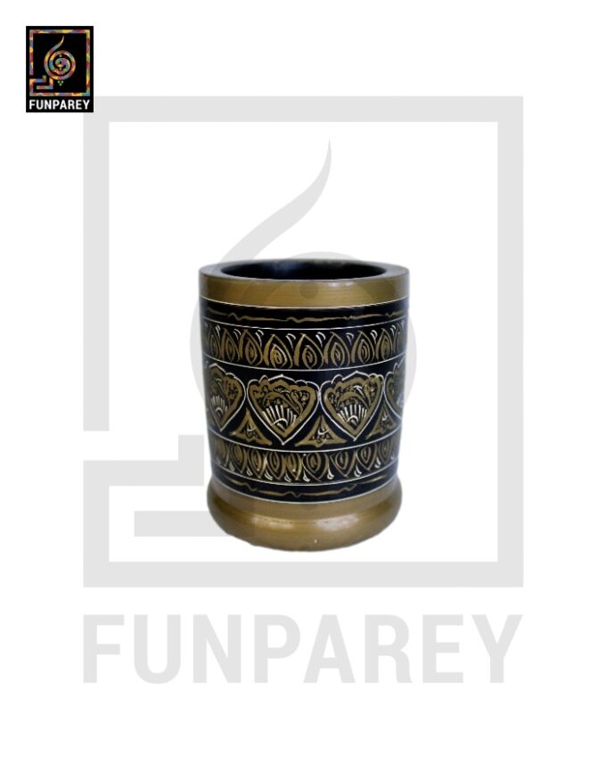 Accessory Jar Cylindrical with Lacquer Art - Image 13