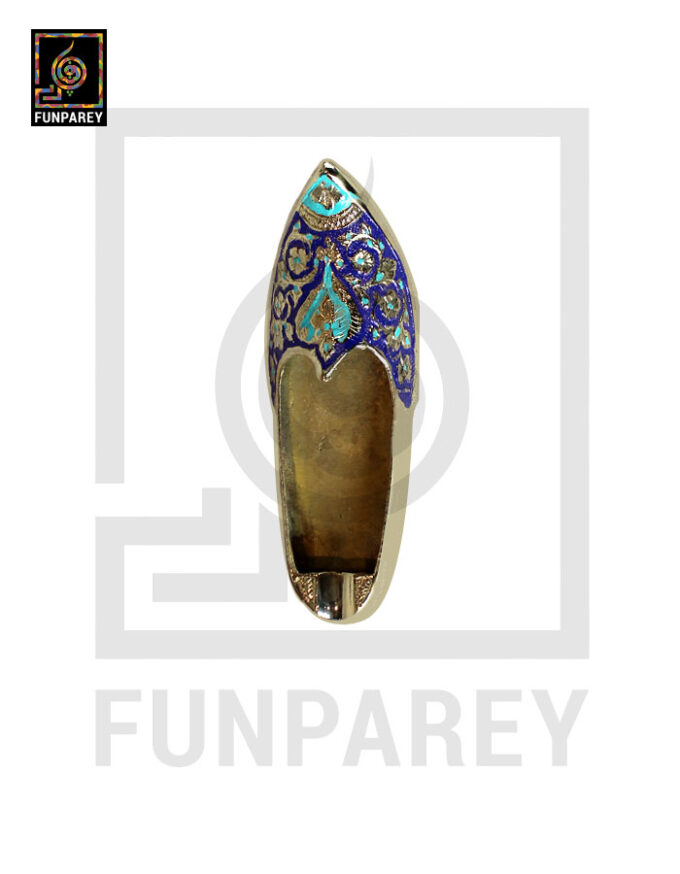 Traditional Shoe Shaped Brass Ashtray