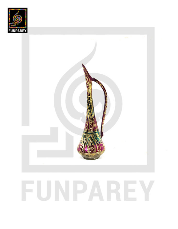 Handmade Brass Flower Vase 6"