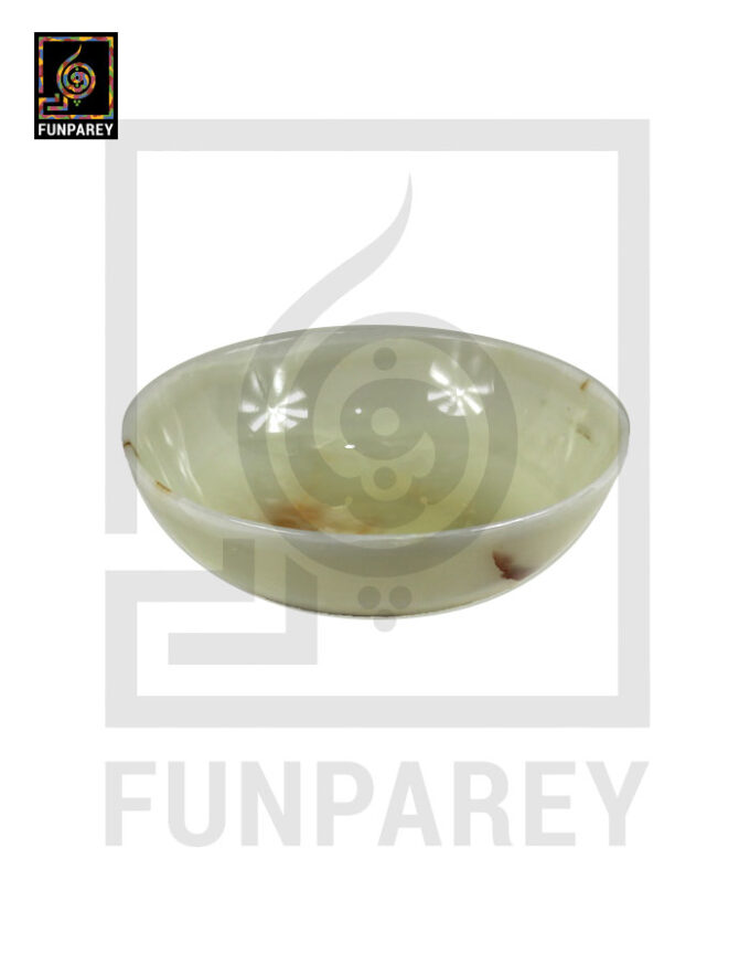 White Onyx Stone Bowl Set 7 Pieces - Image 3