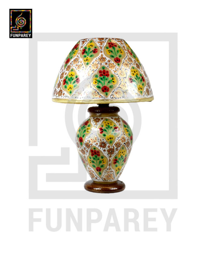 Camel Skin Bedside Lamp 20"