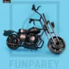 Retro Bike Desk Sculpture - Metallic Roadster