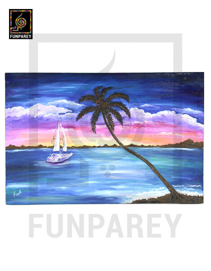 Landscape Oil Painting "HIATUS" 30x20" - Image 2