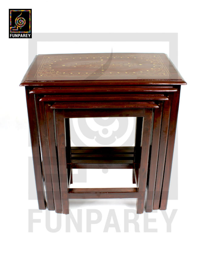 Nesting Tables With Legacy Brass Work - Image 3