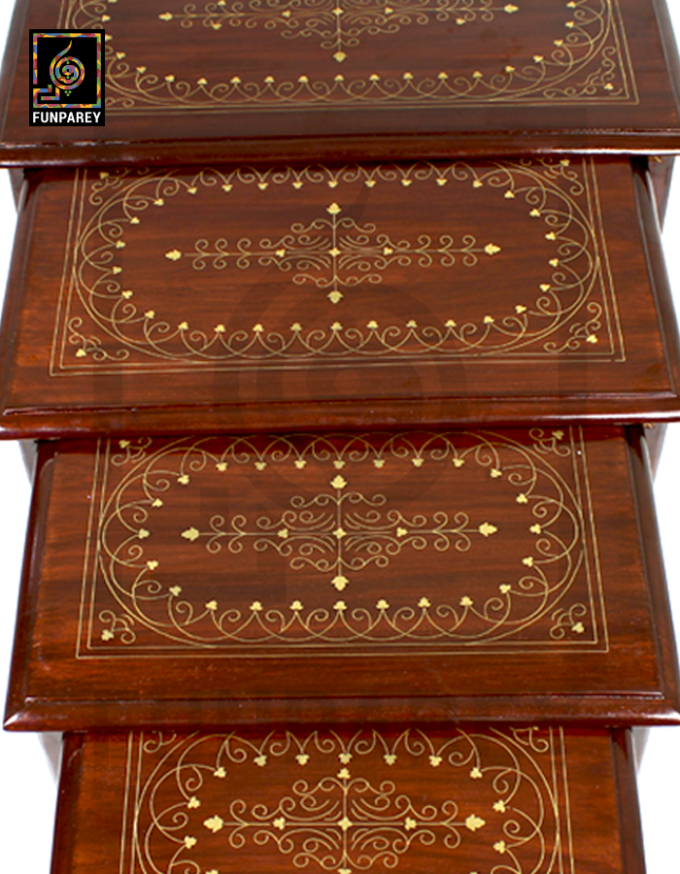 Nesting Tables With Legacy Brass Work - Image 6