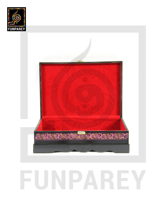 Handmade Wooden Quran Box 12x8" With Asma ul Husna - Image 5