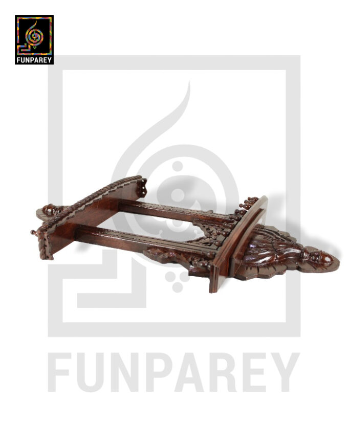 Hand Carved Classic Small Wooden Jharoka - Image 6