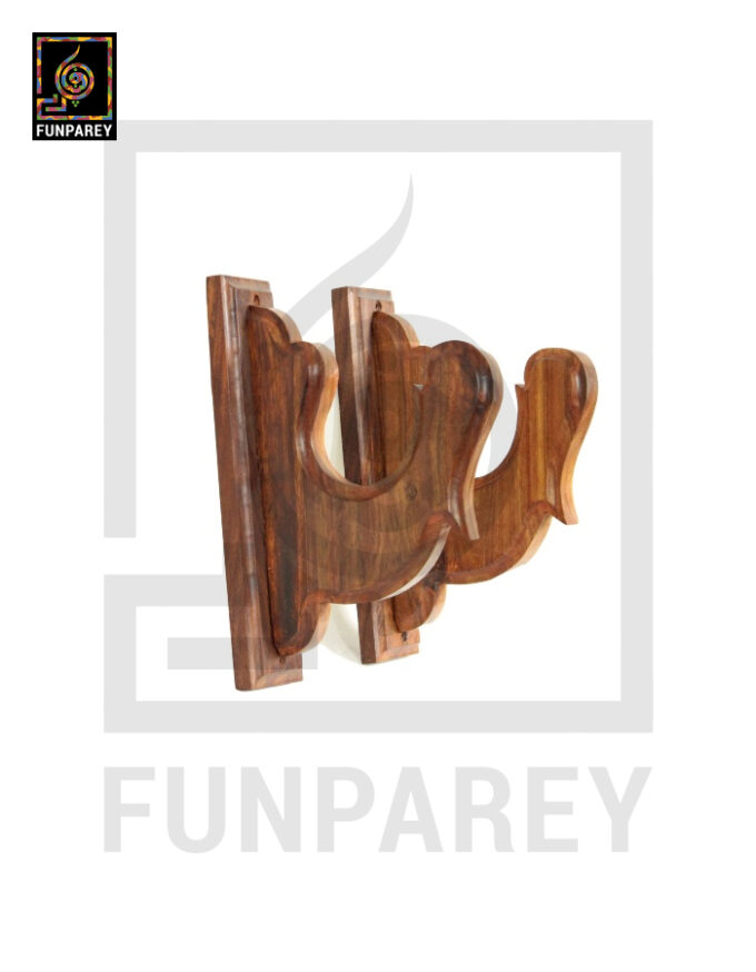 Decorative Wooden Wall Hanger For Special Items (Pair) - Image 4