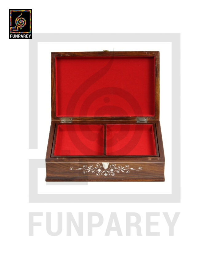 Premium Wooden Storage Box with Fiber Inlay 8/12 - Image 3