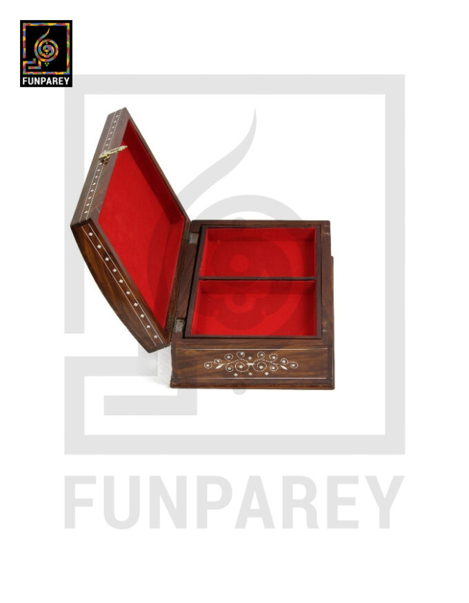 Premium Wooden Storage Box with Fiber Inlay 8/12 - Image 4