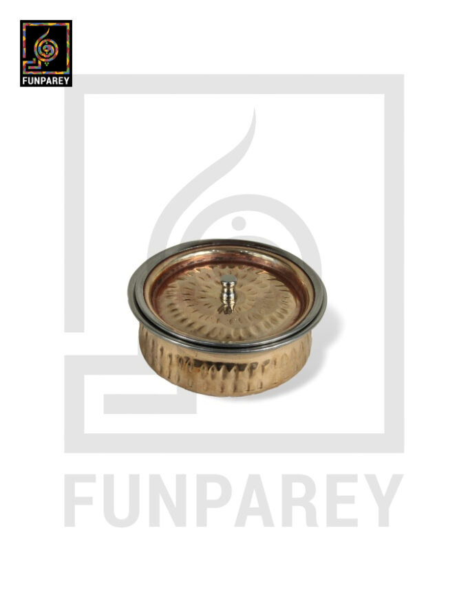 Copper Enclosed Stainless Steel Handi and Food Warmer 5" (Small) - Image 6