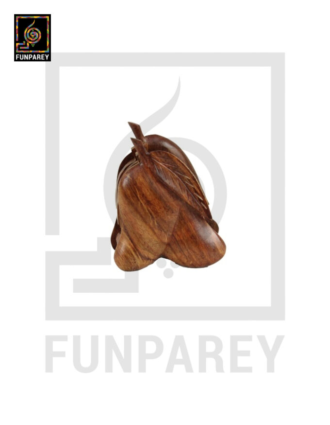 Handmade Wooden Mango Shaped Tea Coasters Set
