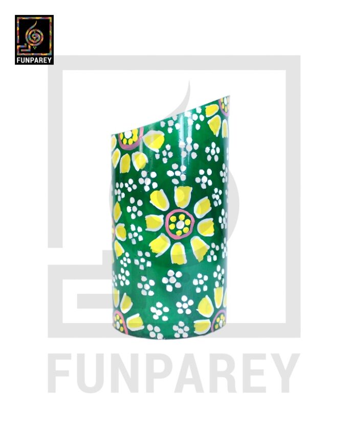 Hand Painted Accessory Jar with Truck Art - Image 2