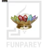 Brass Leaf Design Dry Fruit Bowl 4" - Image 2