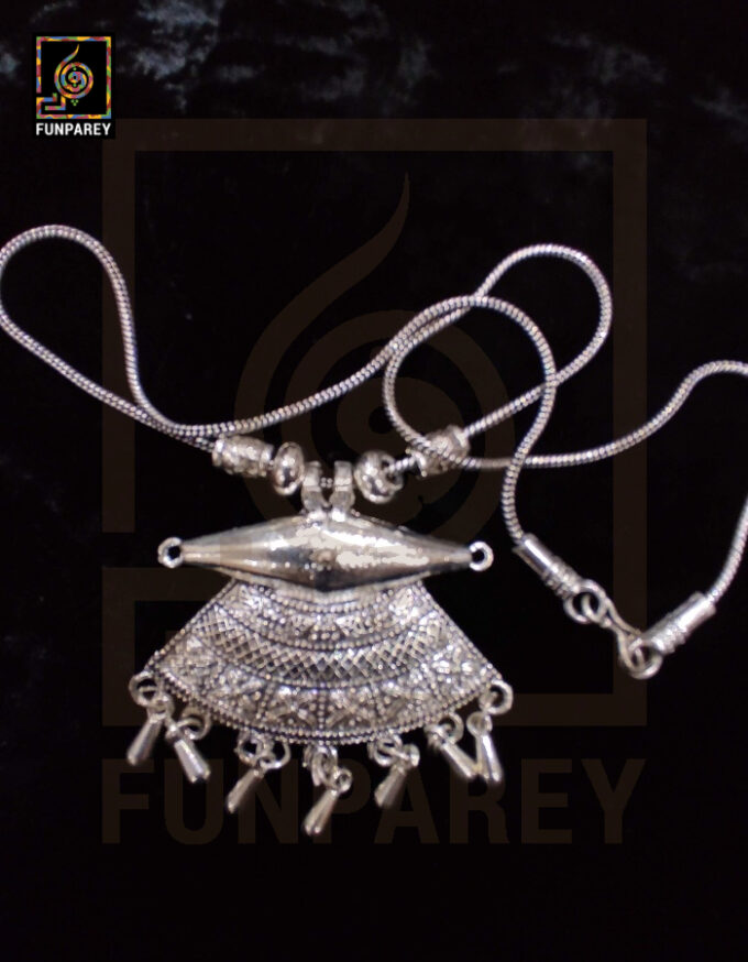 Oxidized Metal Jewelry Pendant "Sputnik" - Image 5