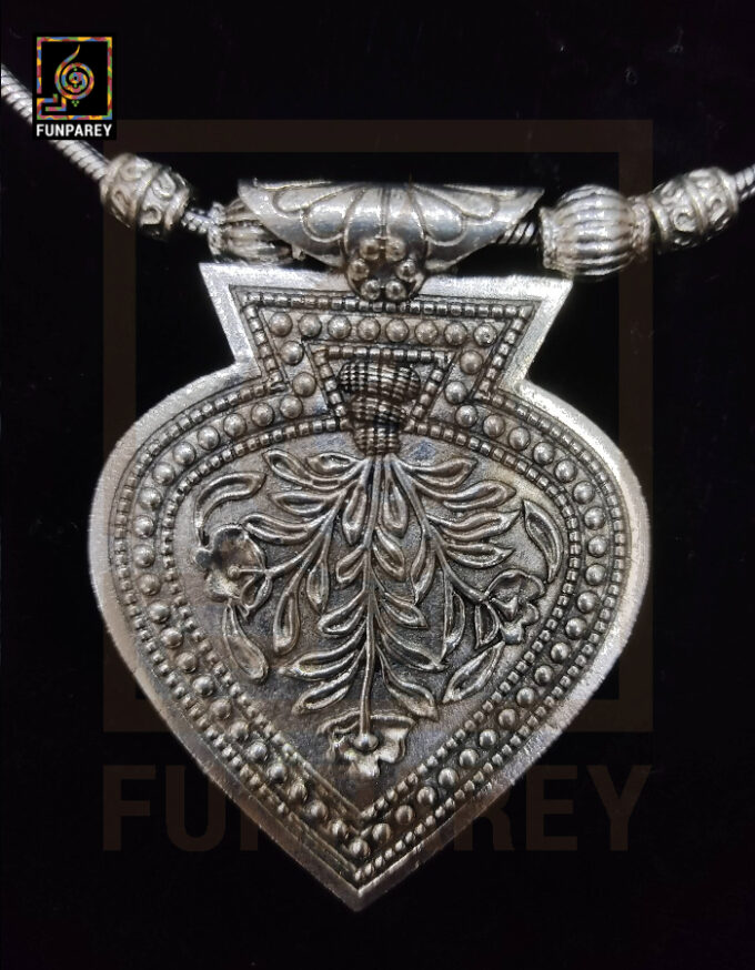 Oxidized Metal Jewelry Pendant "Ace of Spades"