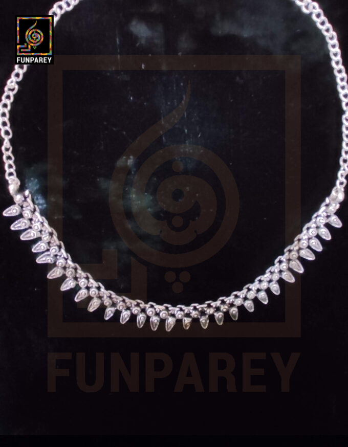 Oxidized Metal Jewelry Pendant "Hauberk" Small - Image 7