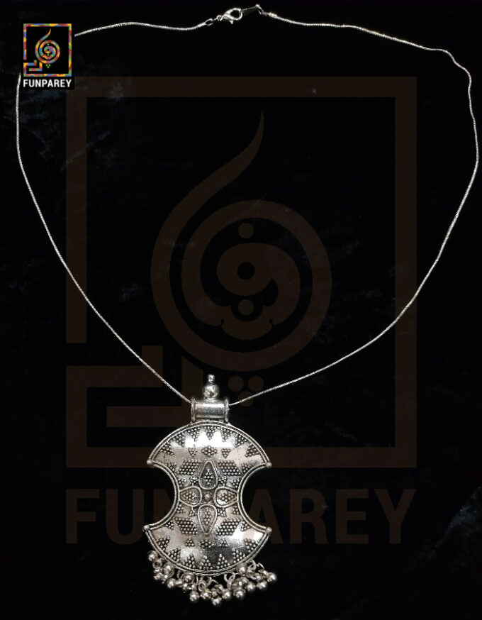 Oxidized Metal Jewelry Pendant "Heather" - Image 2