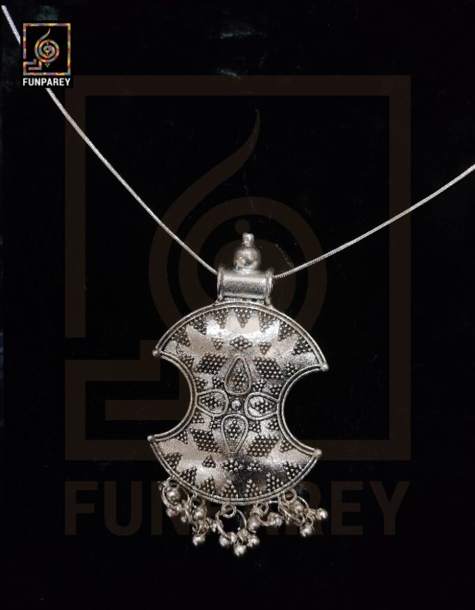 Oxidized Metal Jewelry Pendant "Heather" - Image 6