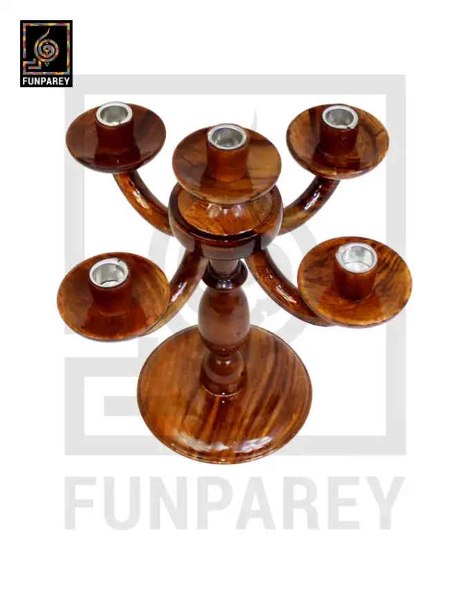 Wooden Candle Stand Large – Adjustable - Image 5
