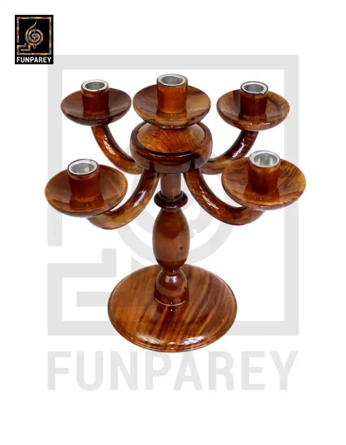 Wooden Candle Stand Large – Adjustable - Image 2