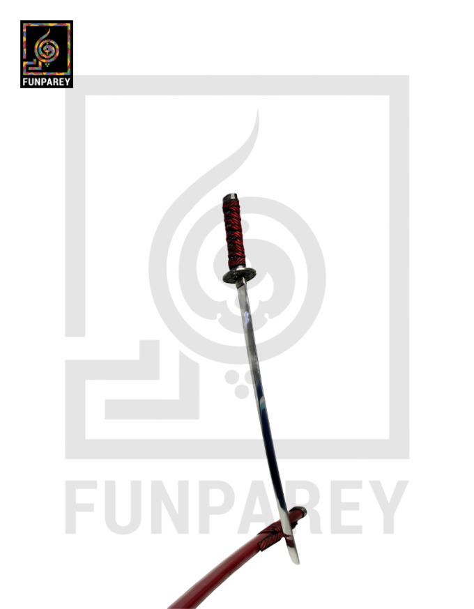 Steel Wakizashi with Scabbard 30" Samurai Short Sword For Wall Hanging - Image 3