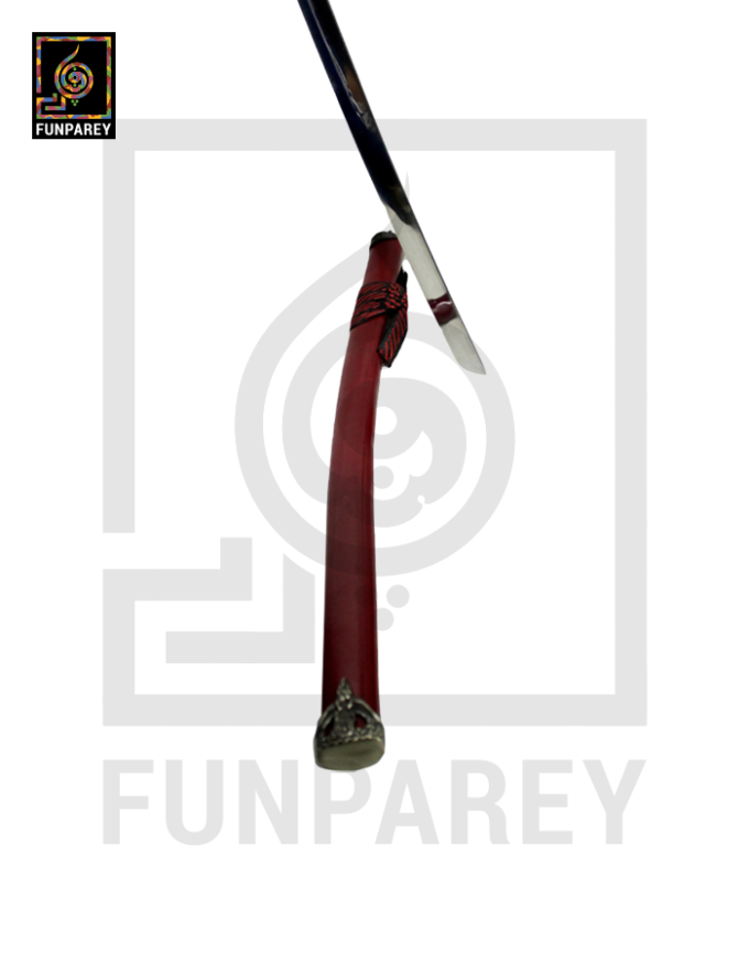Steel Wakizashi with Scabbard 30" Samurai Short Sword For Wall Hanging - Image 4