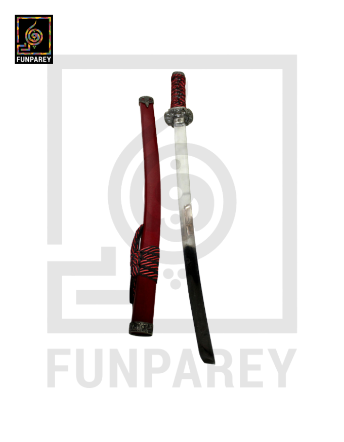 Steel Wakizashi with Scabbard 30" Samurai Short Sword For Wall Hanging - Image 7