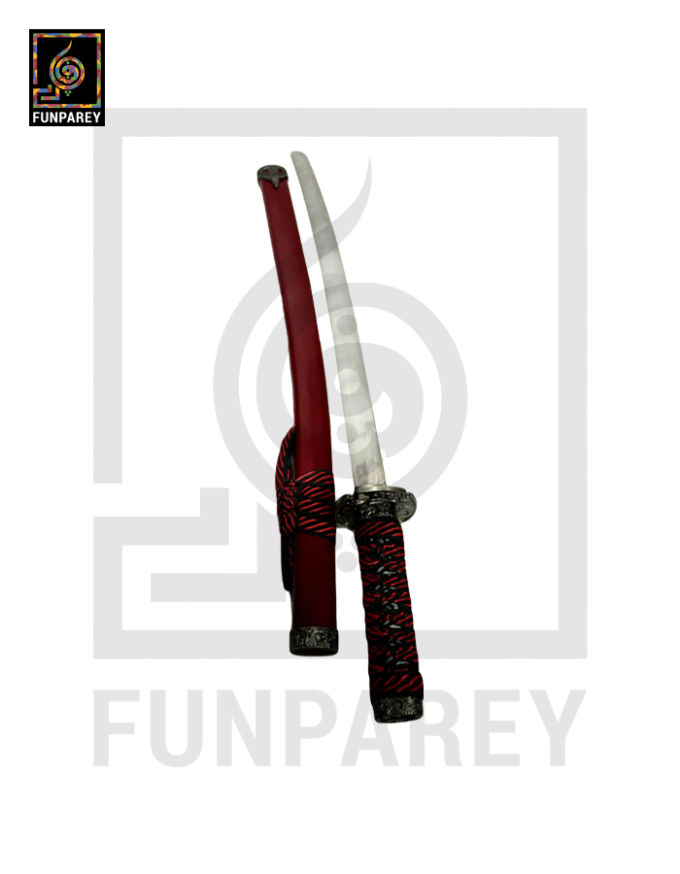 Steel Wakizashi with Scabbard 30" Samurai Short Sword For Wall Hanging - Image 9