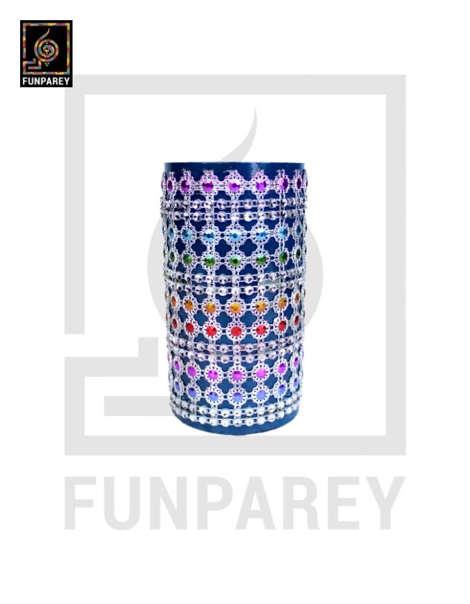 Hand Crafted Accessory Jar with Shiny Beats - Image 3
