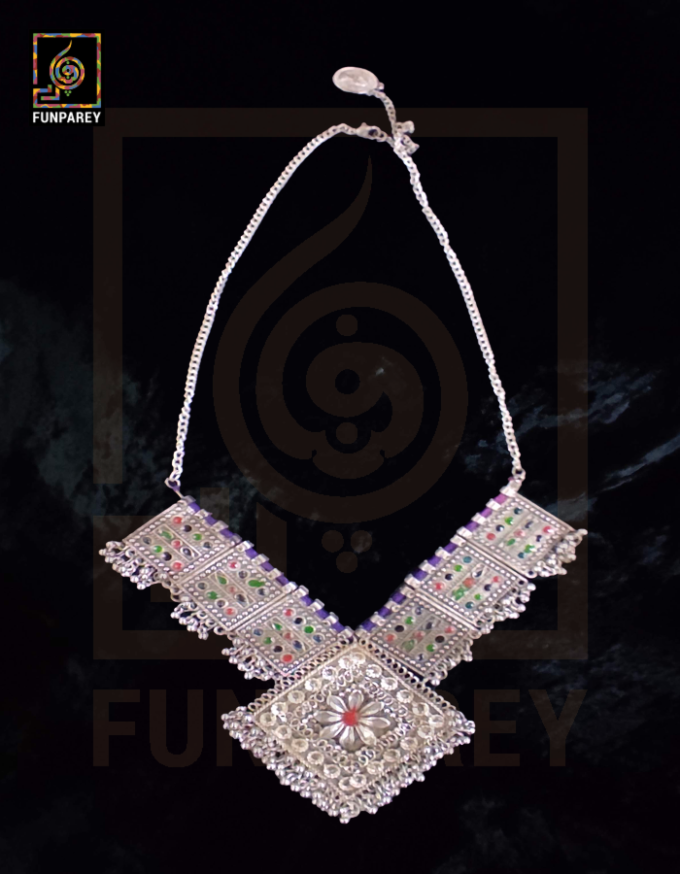 Oxidized Metal Jewelry Choker "Parma" - Image 5
