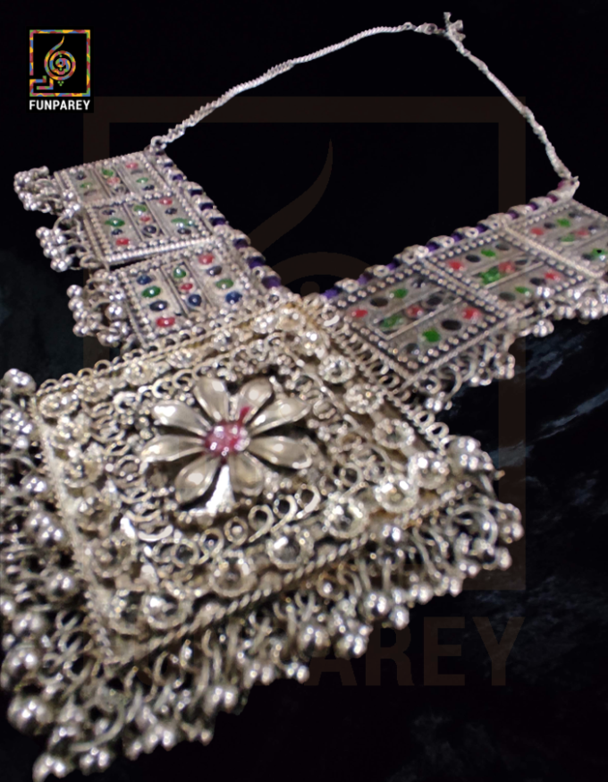 Oxidized Metal Jewelry Choker "Parma" - Image 2