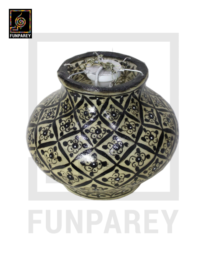 Camel Skin 10" Hanging Lamp "Sable" - Image 3