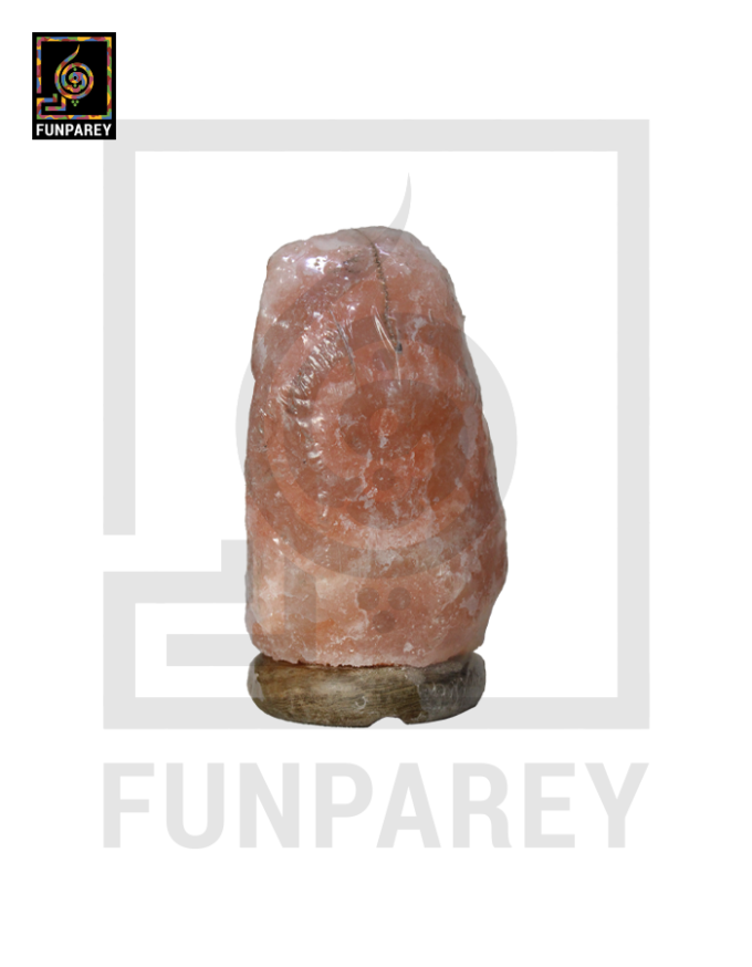 Handmade Pink Salt Lamp Natural Medium 12" - Image 3