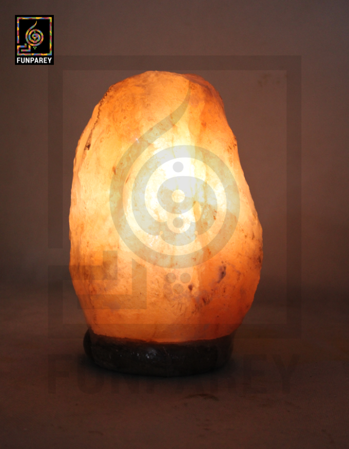 Handmade Pink Salt Lamp Natural Large 14" - Image 2
