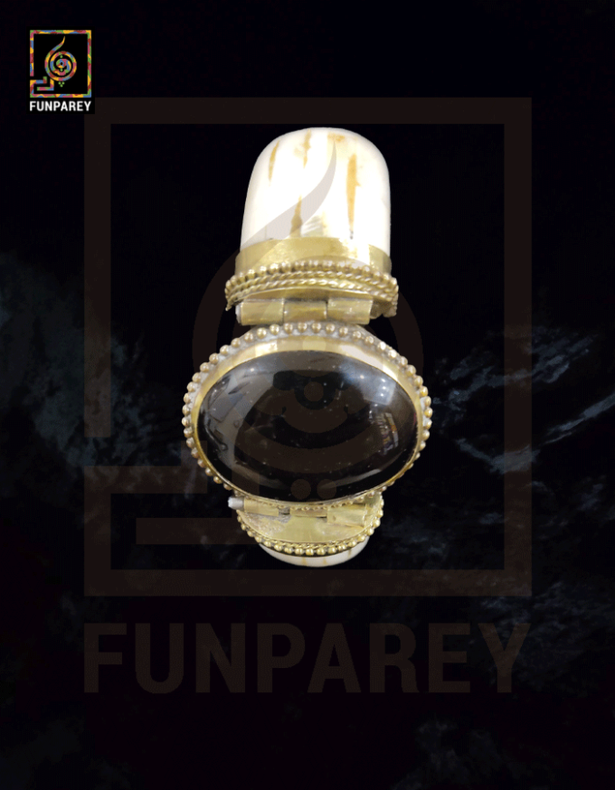 Ethnic Tribal Camel Bone Bracelet with Black Agate Stone - Image 4