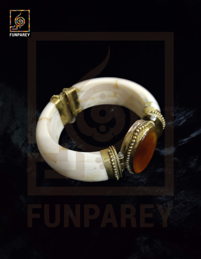 Ethnic Bracelet with Brown Agate Stone - Image 6