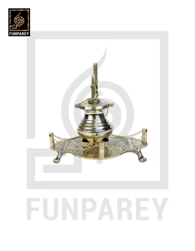 Handmade Brass Decorative Classical Desi Curd Churn - Lassi Maker - Image 4