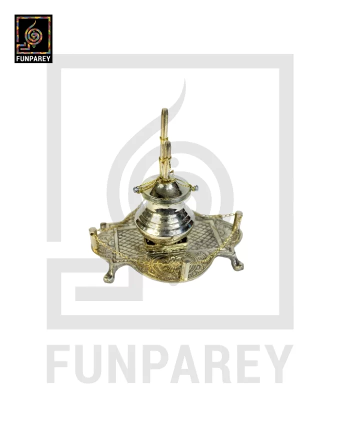 Handmade Brass Decorative Classical Desi Curd Churn - Lassi Maker - Image 9