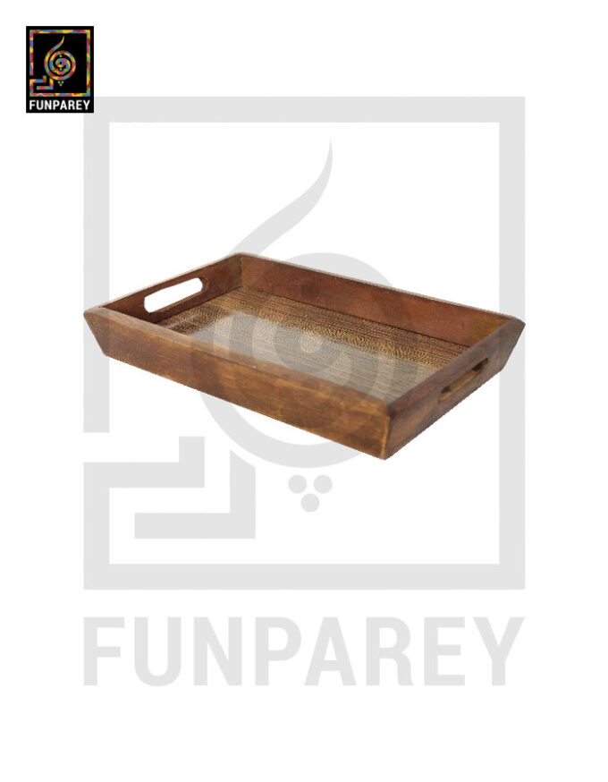Handmade Wooden Standard Tray 10"clock - Image 3