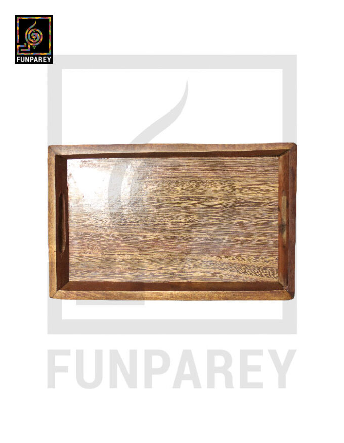Handmade Wooden Standard Tray 10"clock - Image 4