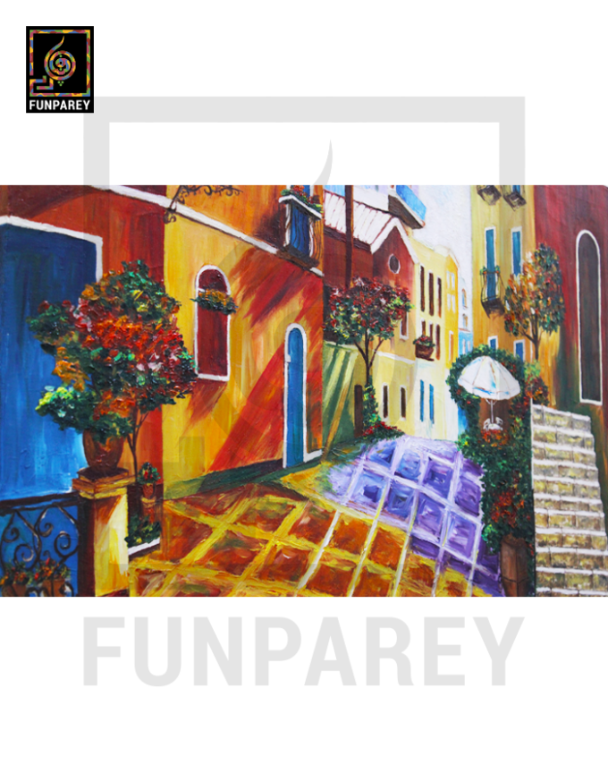 Landscape Oil Painting “SHIRE” 24×36" - Image 3