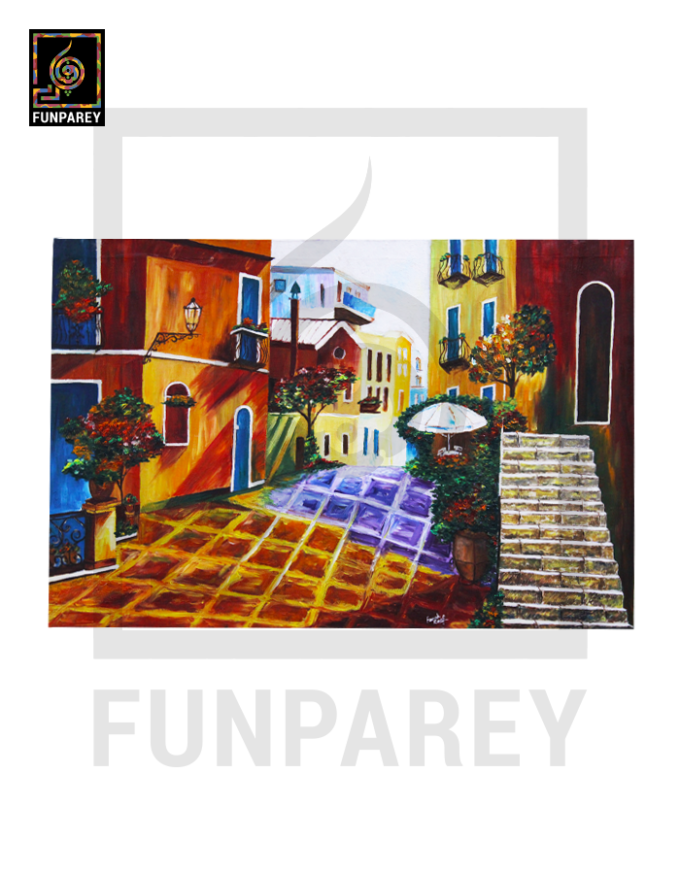 Landscape Oil Painting “SHIRE” 24×36" - Image 5