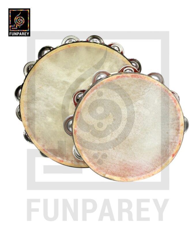 Handmade Dafli Tambourine with Jingles (Pair) - Image 2