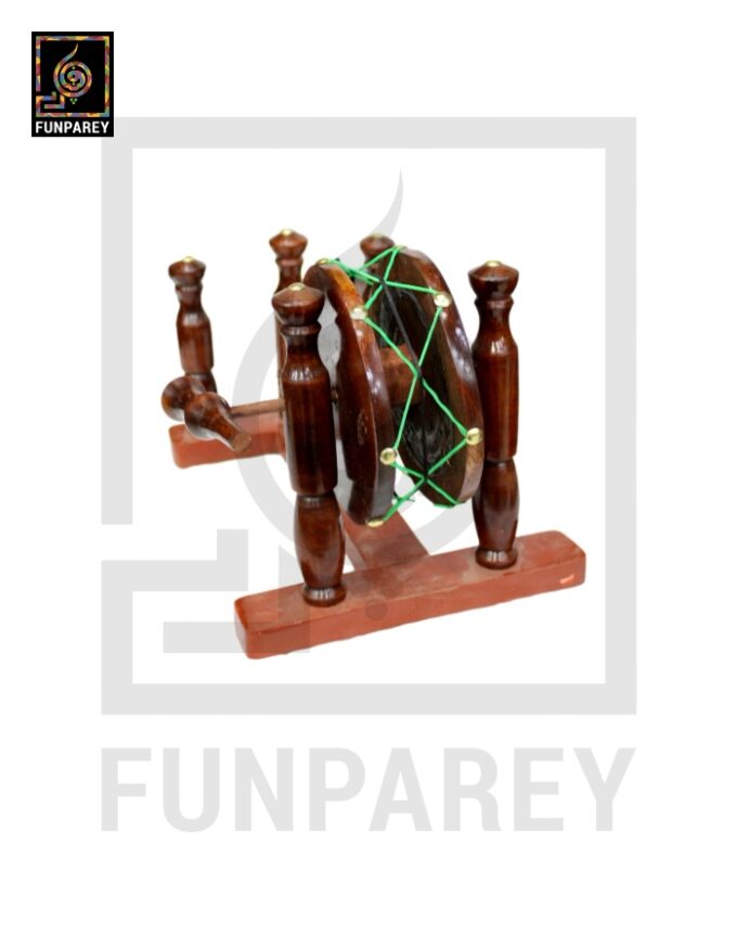 Premium Handmade Wooden Charkha Single - Image 4