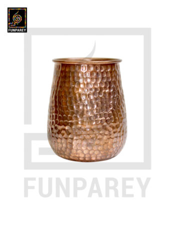 Handmade Copper Mug - Hammered