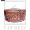 Premium Wooden Dry Fruit Bowl 10" with Heavy Carving Design - Image 5